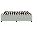 vidaXL King Bed Frame in Light Gray