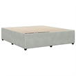 vidaXL King Bed Frame in Light Gray