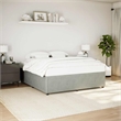 vidaXL King Bed Frame in Light Gray
