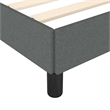 vidaXL Modern Engineered Wood Queen Bed Frame in Dark Gray