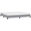 vidaXL Engineered Wood King Bed Frame in Light Grey
