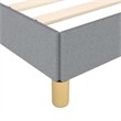 vidaXL Twin XL Engineered Wood Bed Frame in Light Grey
