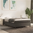 vidaXL Engineered Wood Velvet Bed Frame in Dark Grey
