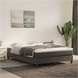 vidaXL Engineered Wood Velvet Bed Frame in Dark Grey