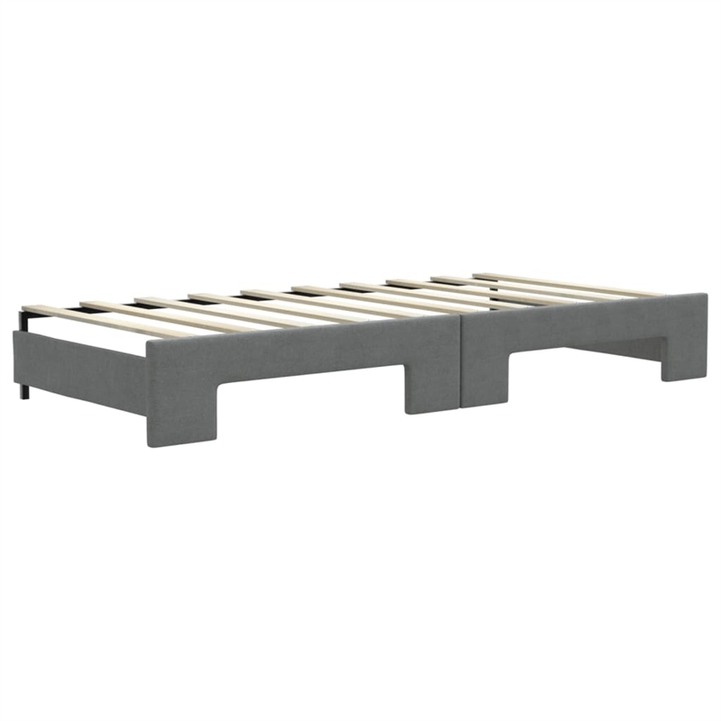 vidaXL Modern Sleeper Sofa Day Bed in Dark Gray