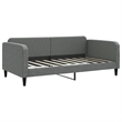 vidaXL Solid Wood Daybed With Trundle in Dark Grey