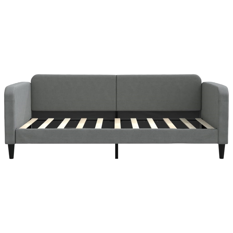 vidaXL Solid Wood Daybed With Trundle in Dark Grey