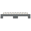 vidaXL Solid Wood Daybed With Trundle in Dark Grey