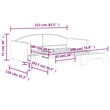 vidaXL Daybed With Trundle in Light Grey
