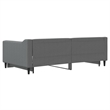 vidaXL Daybed With Trundle in Dark Gray