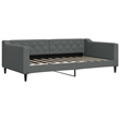 vidaXL Daybed With Trundle in Dark Gray