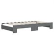 vidaXL Daybed With Trundle in Dark Gray