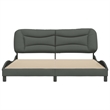 vidaXL Modren King Bed Frame in Dark Gray