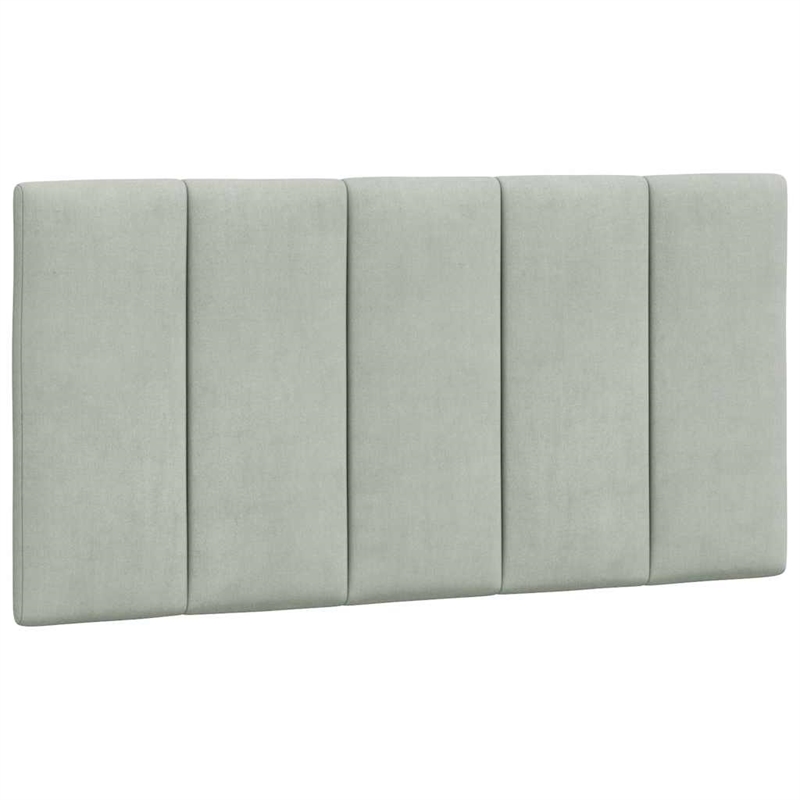 vidaXL Twin XL Engineered Wood Bed Frame in Light Gray