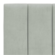 vidaXL Twin XL Engineered Wood Bed Frame in Light Gray