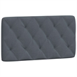 vidaXL Engineered Wood Twin Bed Frame in Dark Gray