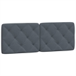 vidaXL Engineered Wood Full Bed XL Frame in Dark Gray