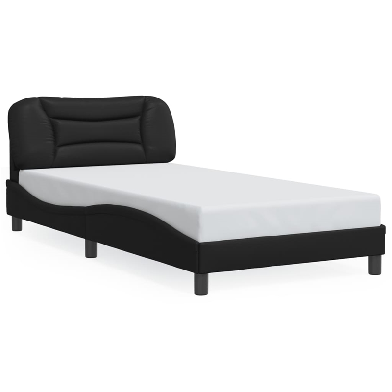 vidaXL Twin Bed Frame in Black