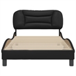 vidaXL Twin Bed Frame in Black