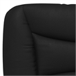 vidaXL Faux Leather Full Bed Frame in Black