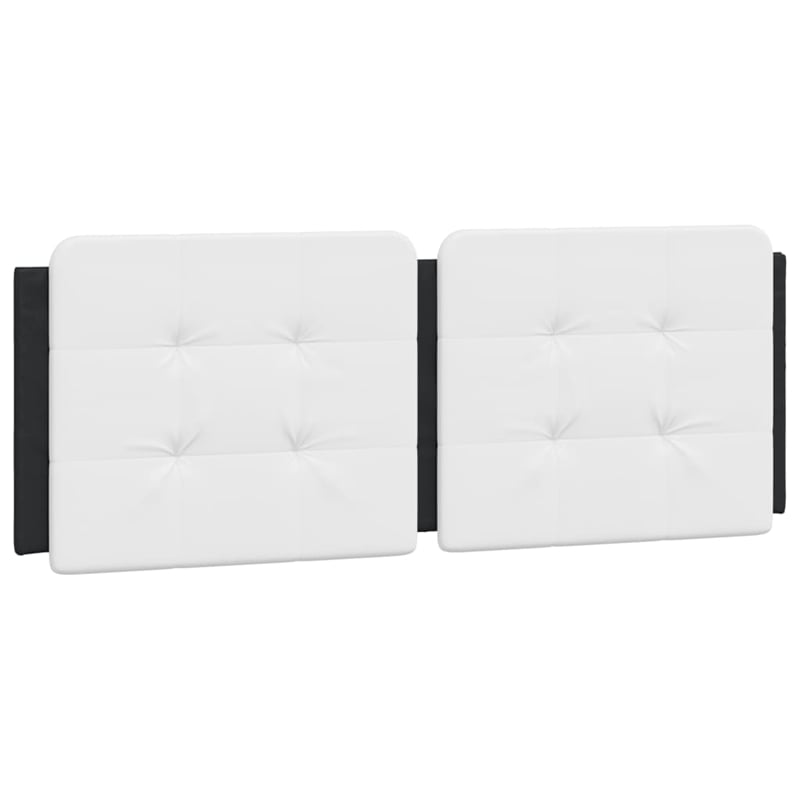vidaXL Full Bed Frame in Black and White