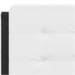 vidaXL Full Bed Frame in Black and White