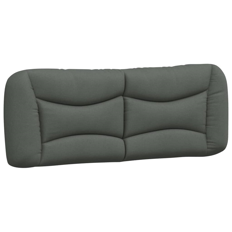 vidaXL Modern Engineered Wood Full Bed Frame in Dark Grey