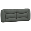 vidaXL Modern Engineered Wood Full Bed Frame in Dark Grey