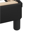 vidaXL Solid Pine Wood Bed Frame in Black