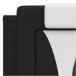 vidaXL Full Bed Frame in Black and White