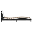 vidaXL Bed Frame in Black and White