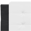 vidaXL Bed Frame in Black and White