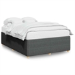 vidaXL Engineered Wood Full Bed Frame in Dark Gray