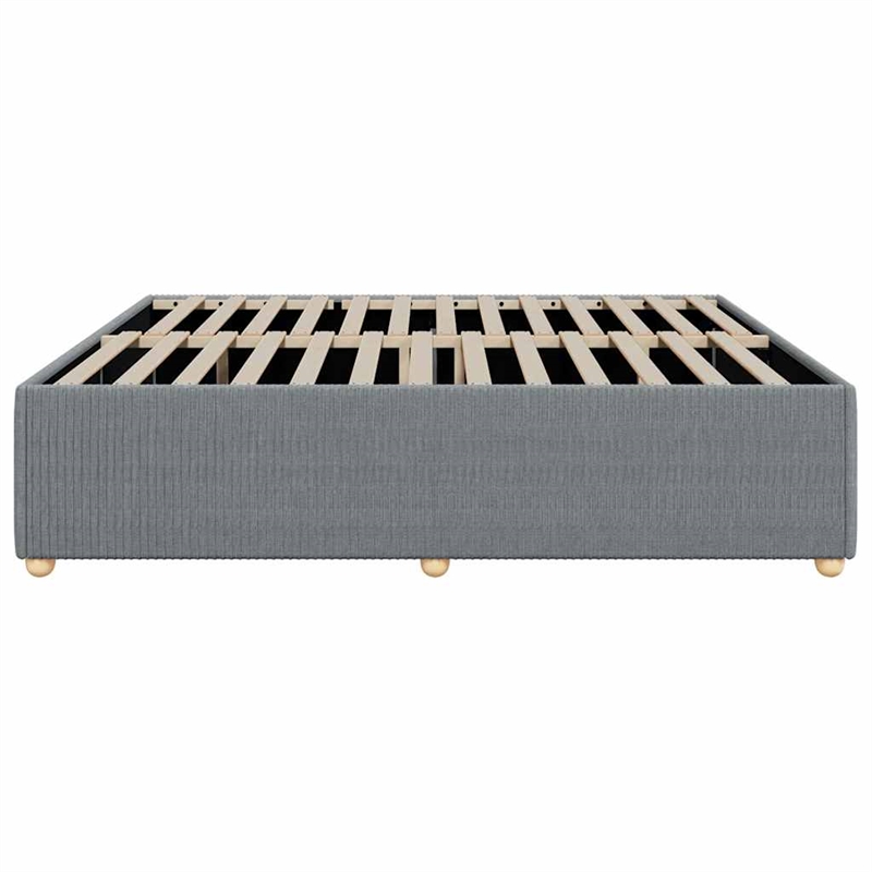 vidaXL California King Bed Frame in Light Gray