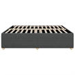vidaXL Engineered Wood California King Bed Frame in Dark Gray