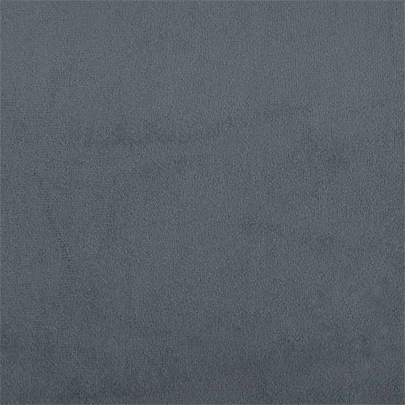 vidaXL Engineered Wood Twin XL Bed Frame in Dark Gray
