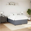 vidaXL Modern Velvet Queen Bed Frame in Dark Grey