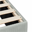vidaXL Velvet California King Bed Frame in Light Grey