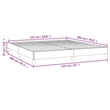 vidaXL Modern Engineered Wood Queen Bed Frame in Dark Gray