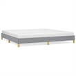 vidaXL Engineered Wood King Bed Frame in Light Grey