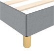 vidaXL Engineered Wood King Bed Frame in Light Grey