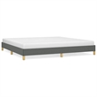 vidaXL Engineered Wood King Bed Frame in Dark Gray