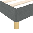 vidaXL Engineered Wood King Bed Frame in Dark Gray