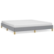 vidaXL Engineered Wood California King Bed Frame in Light Gray