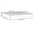 vidaXL Engineered Wood California King Bed Frame in Light Gray