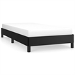 vidaXL Engineered wood Twin Bed Frame in Black