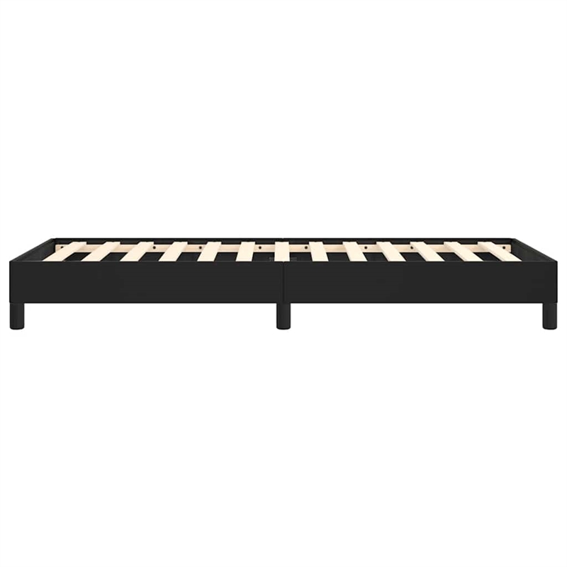 vidaXL Engineered wood Twin Bed Frame in Black