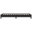 vidaXL Engineered wood Twin Bed Frame in Black