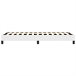 vidaXL Modren Twin Faux Leather Bed Frame in White