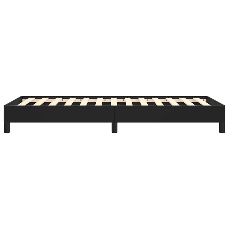 vidaXL Engineered wood Twin XL Bed Frame in Black